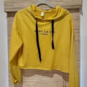 Yellow pullover light material
